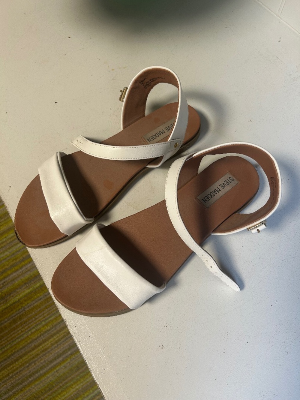 Steve Madden White Sandal
